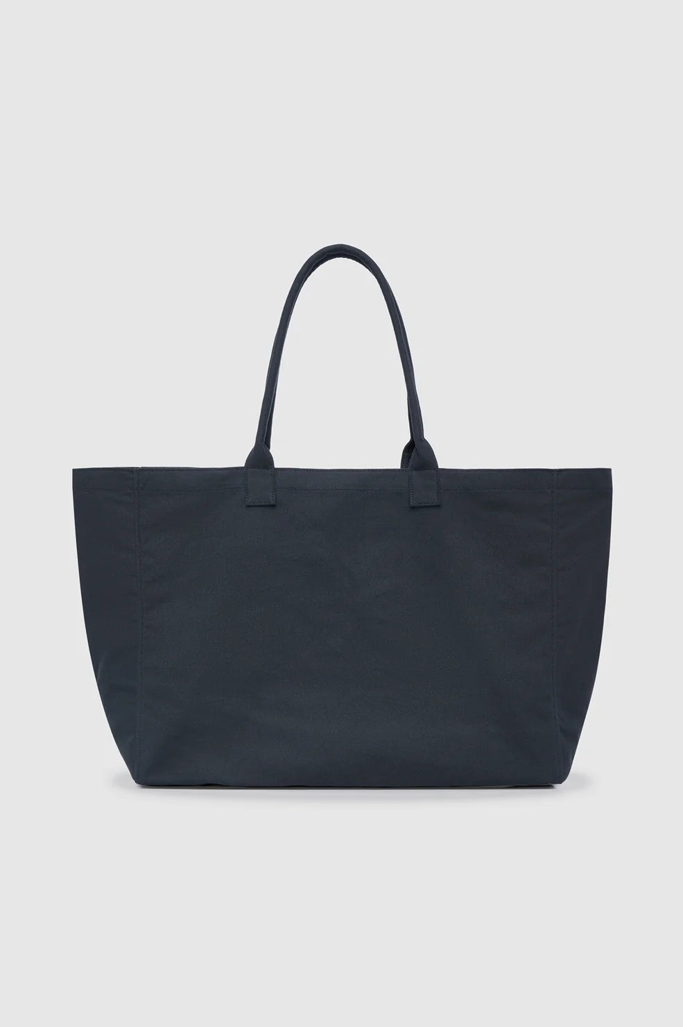 Leo Canvas Tote, Washed Black