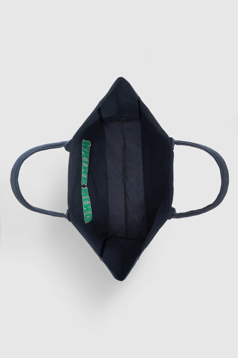 Leo Canvas Tote, Washed Black