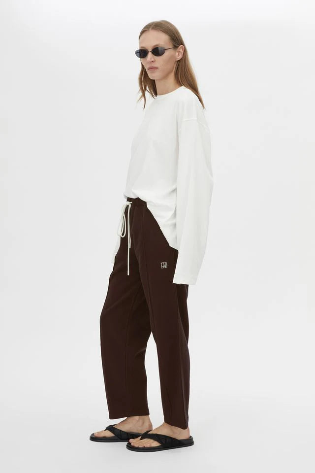 Zylus track pant, chocolate