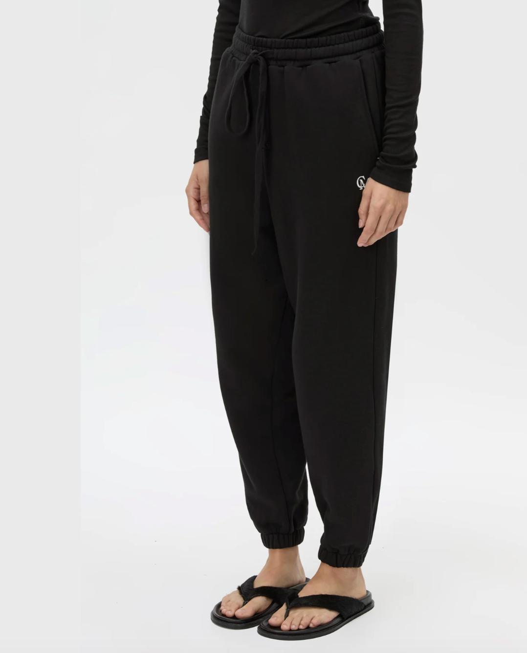 Lyra track pant, black/white