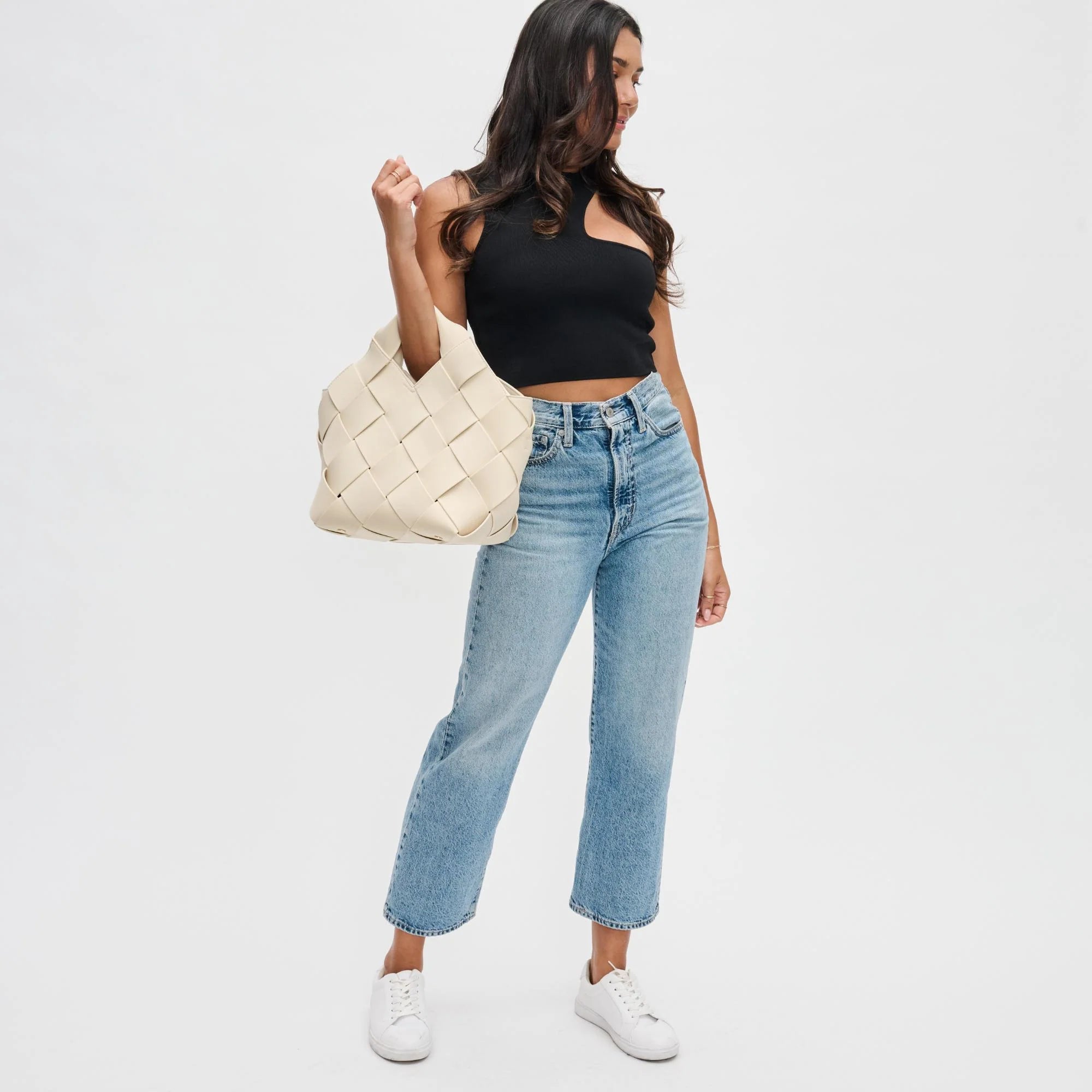 Resilience - woven neoprene, cream