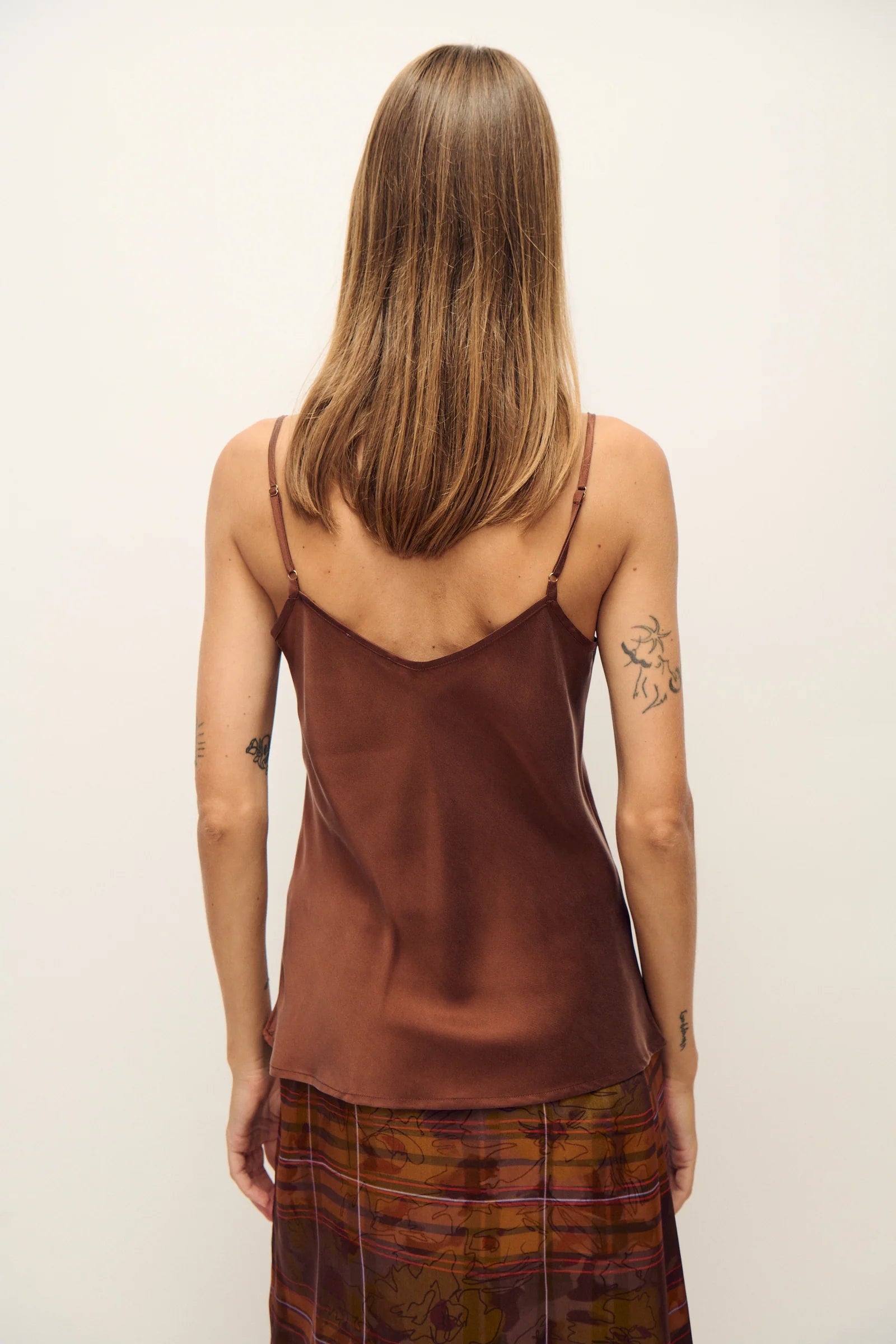 Bias cut cami, root