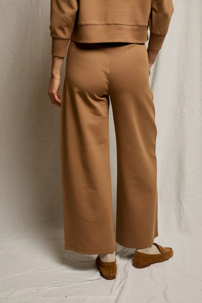 Mikos travel wide leg pants, mocha