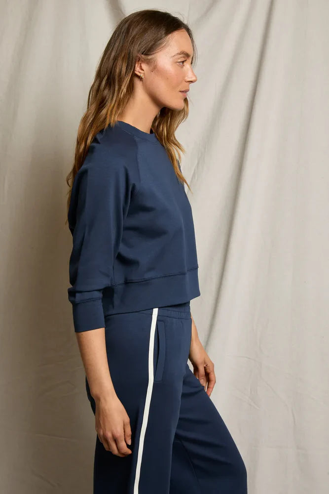 Mikos travel wide leg pants, navy