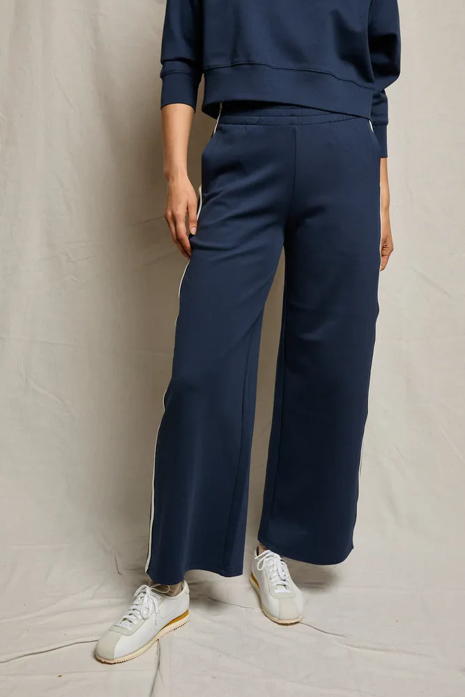 Mikos travel wide leg pants, navy