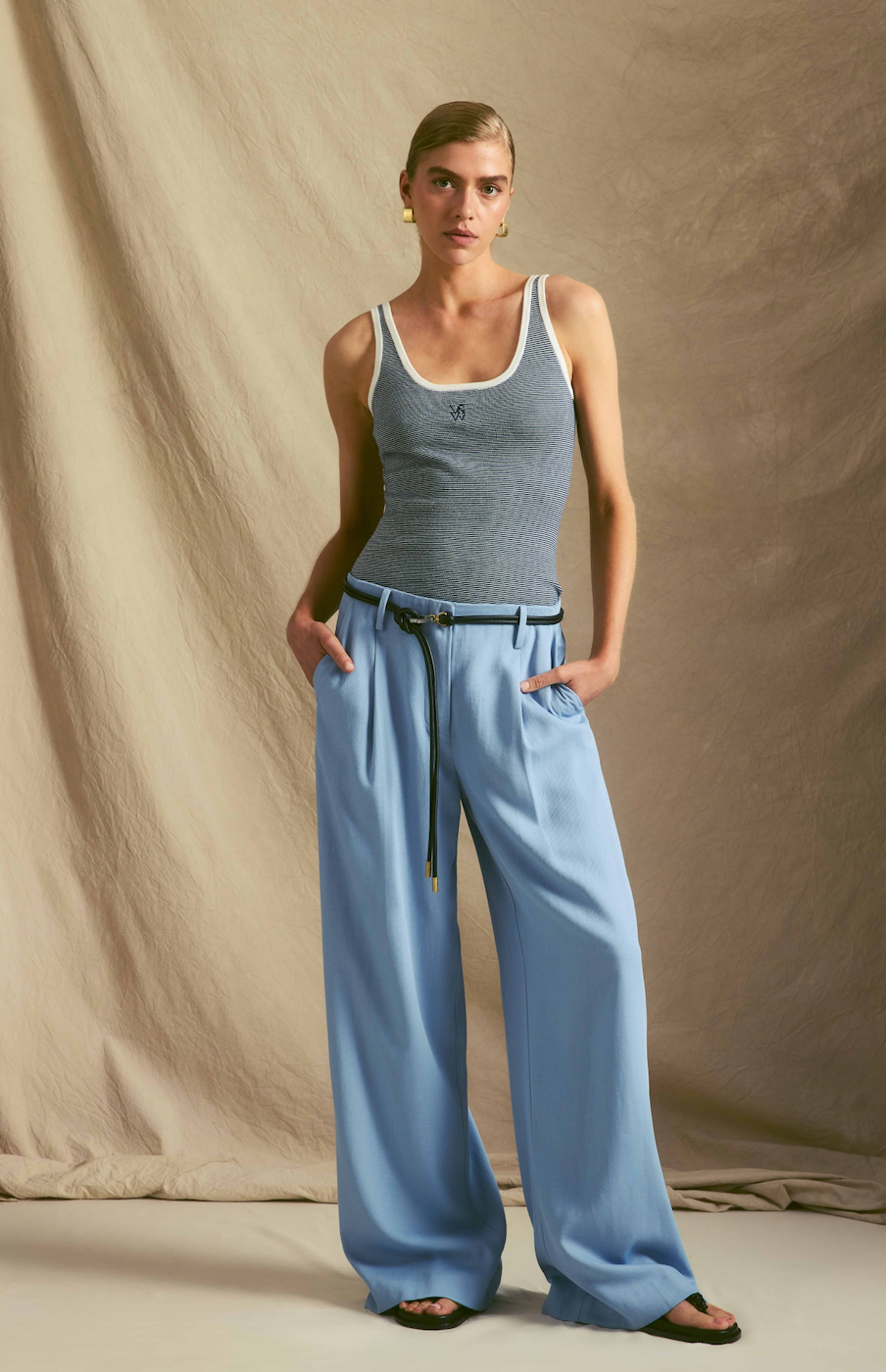 Chronicle tank, french navy stripe