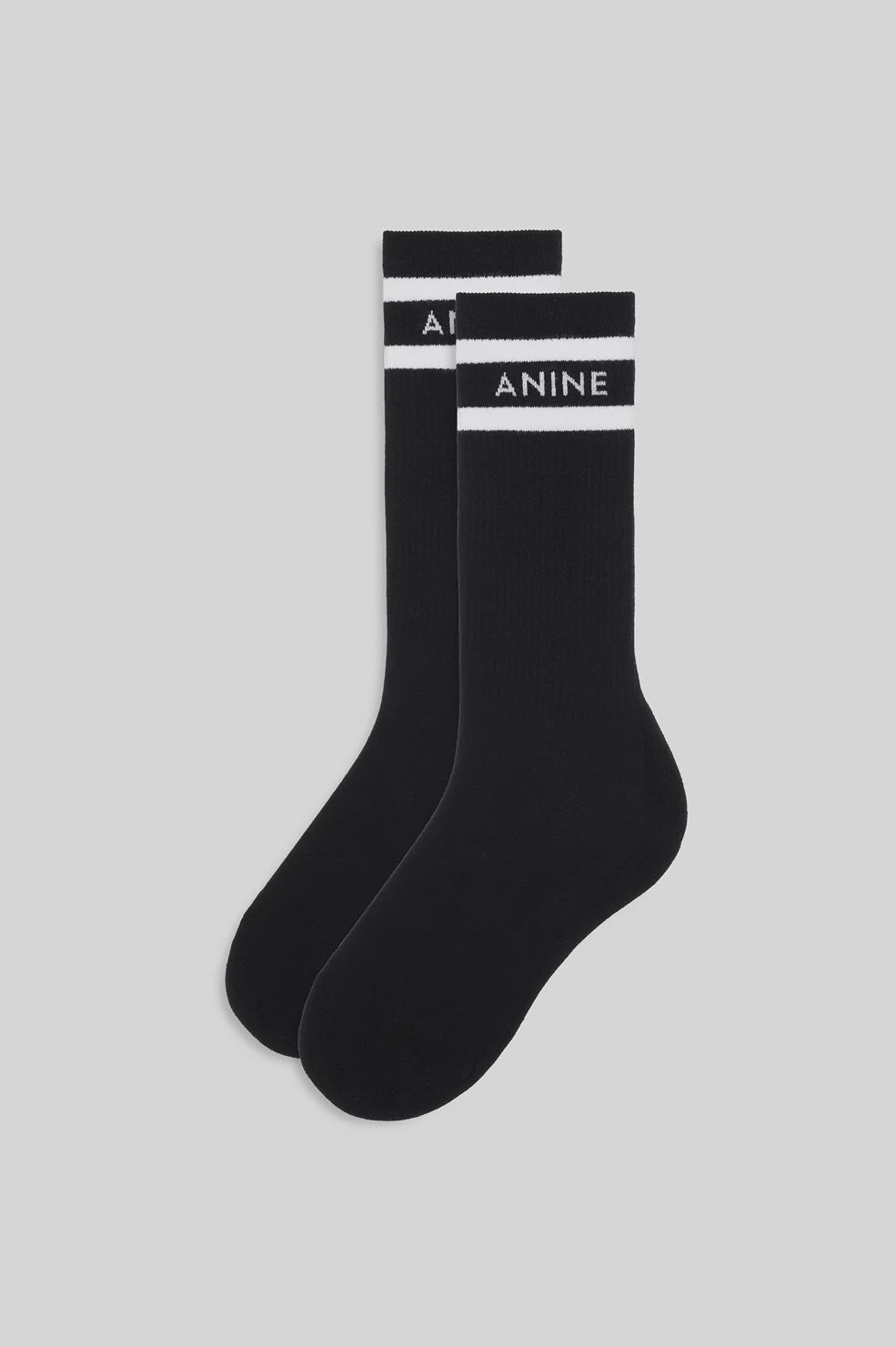 Sully Sporty Socks, Black and White stripe