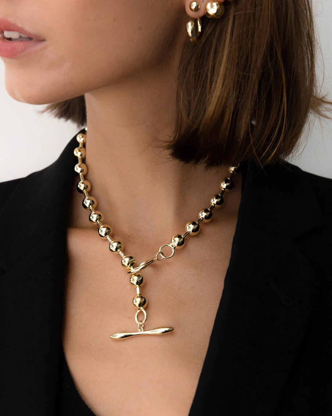 syndicate necklace, gold
