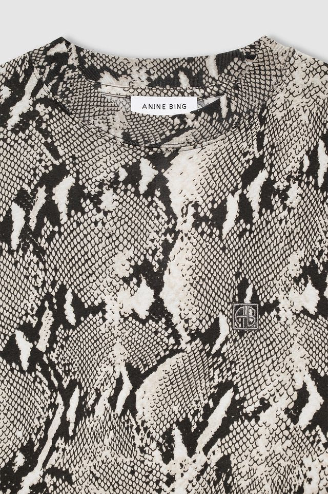 Avi tee, washed python