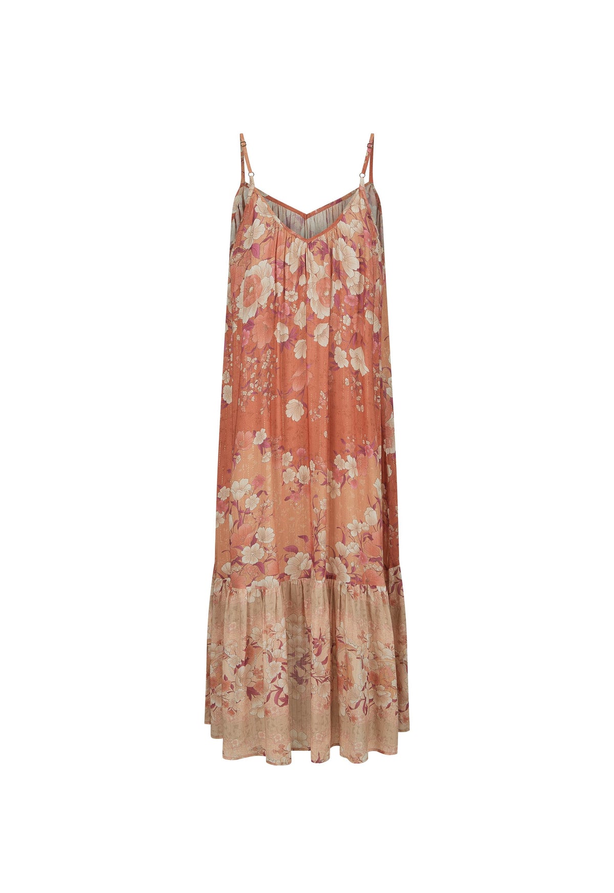Isola strappy dress, sunfade pink