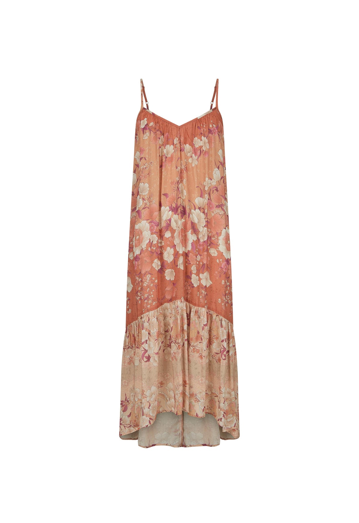 Isola strappy dress, sunfade pink