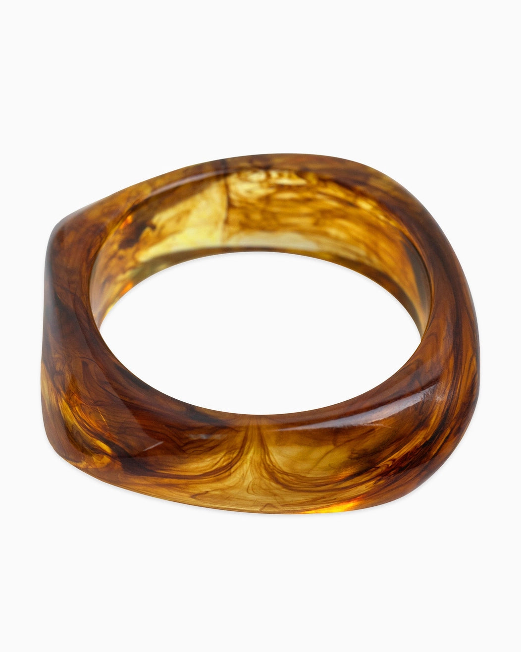 Brown marble bangle