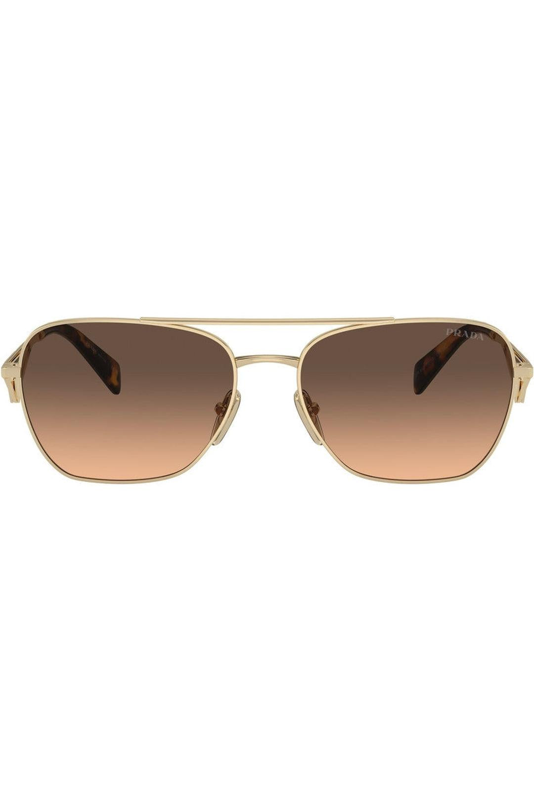 Prada PR A50S, gold w/brown