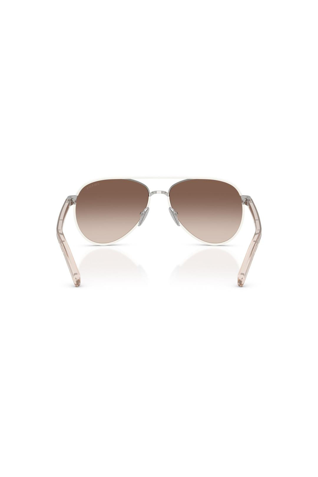 Prada B57s, silver w/brown gradient