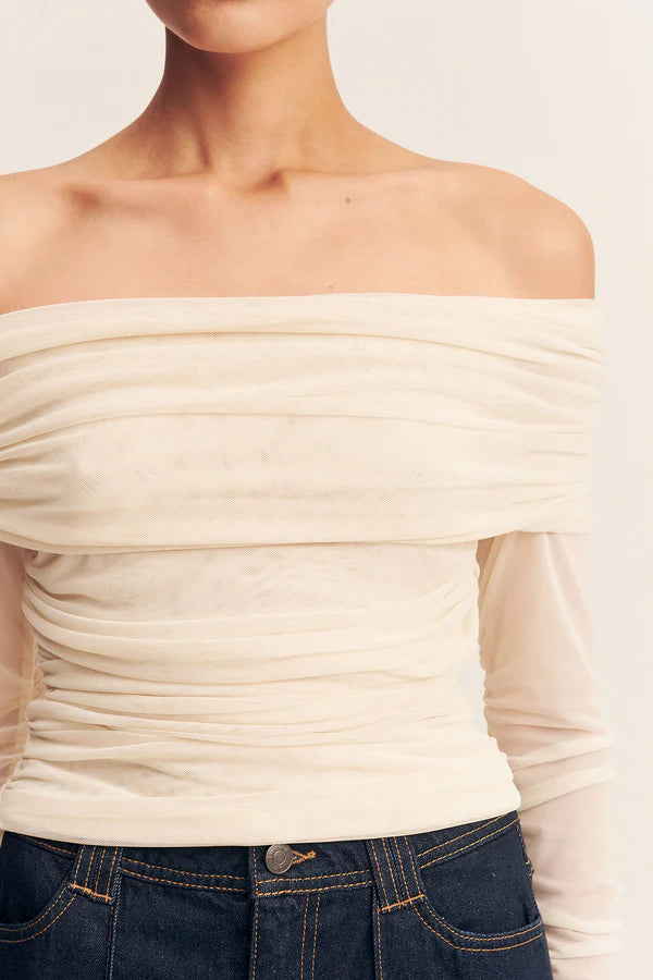 Mira Long Sleeve Off Shoulder Top