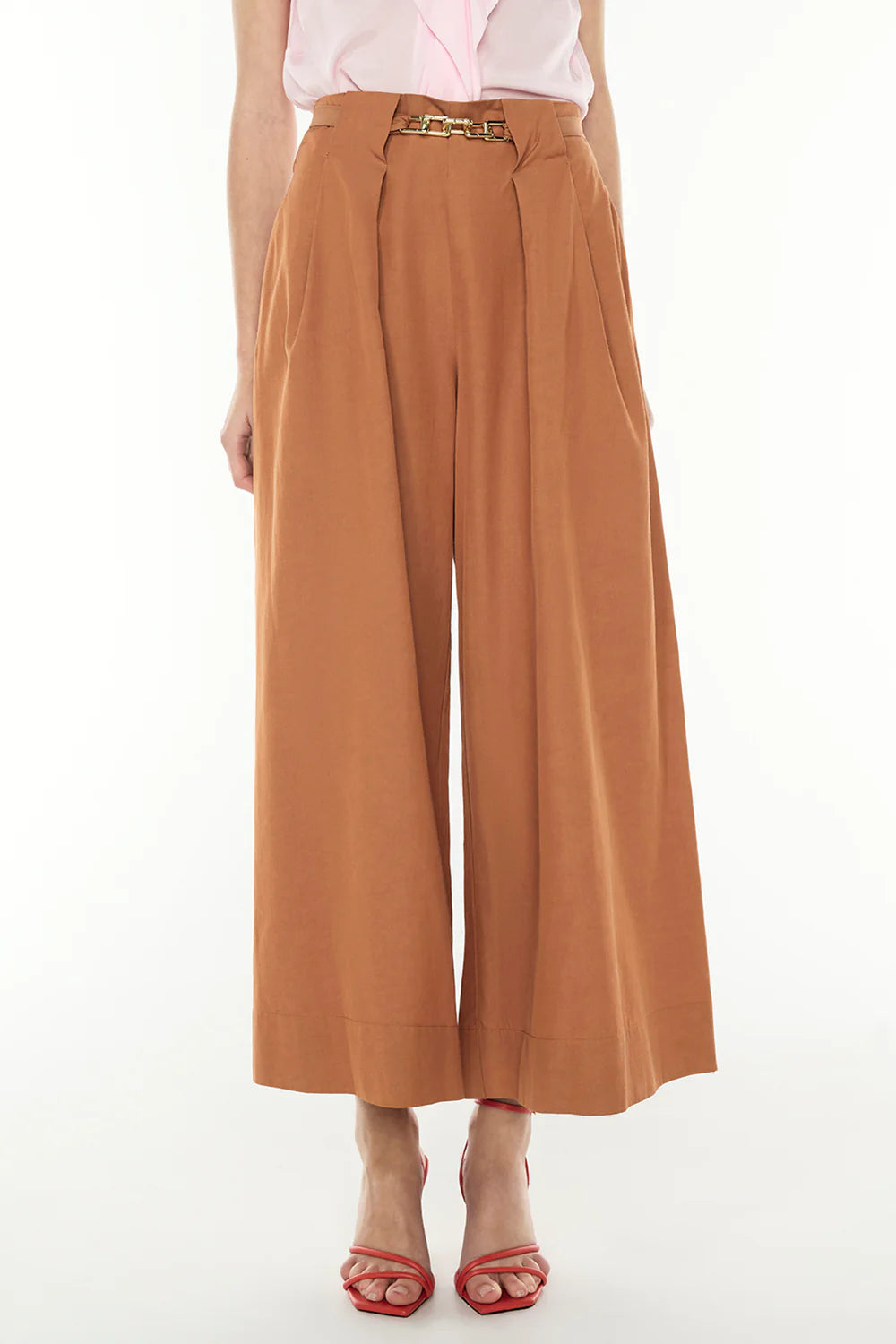 Under the sun culotte, chestnut