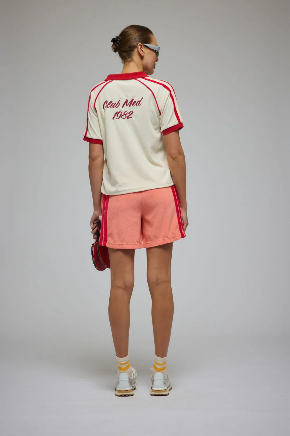 Corfu terry short bougaunvillea pink