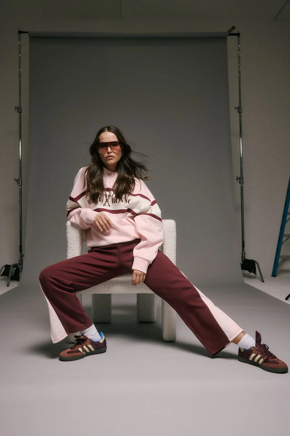 alpine sweatshirt, light blush