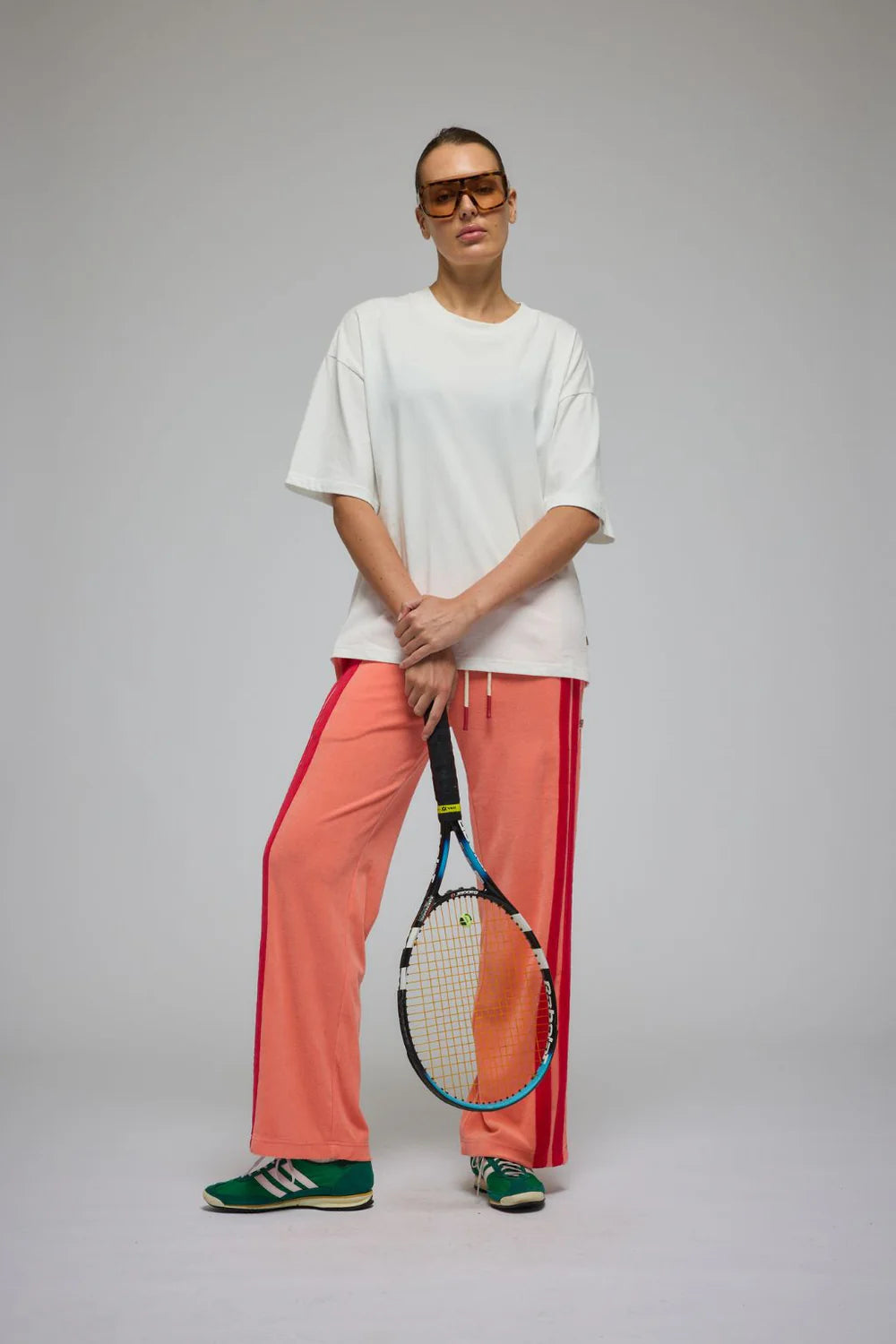Santorini oversized tee, warm white