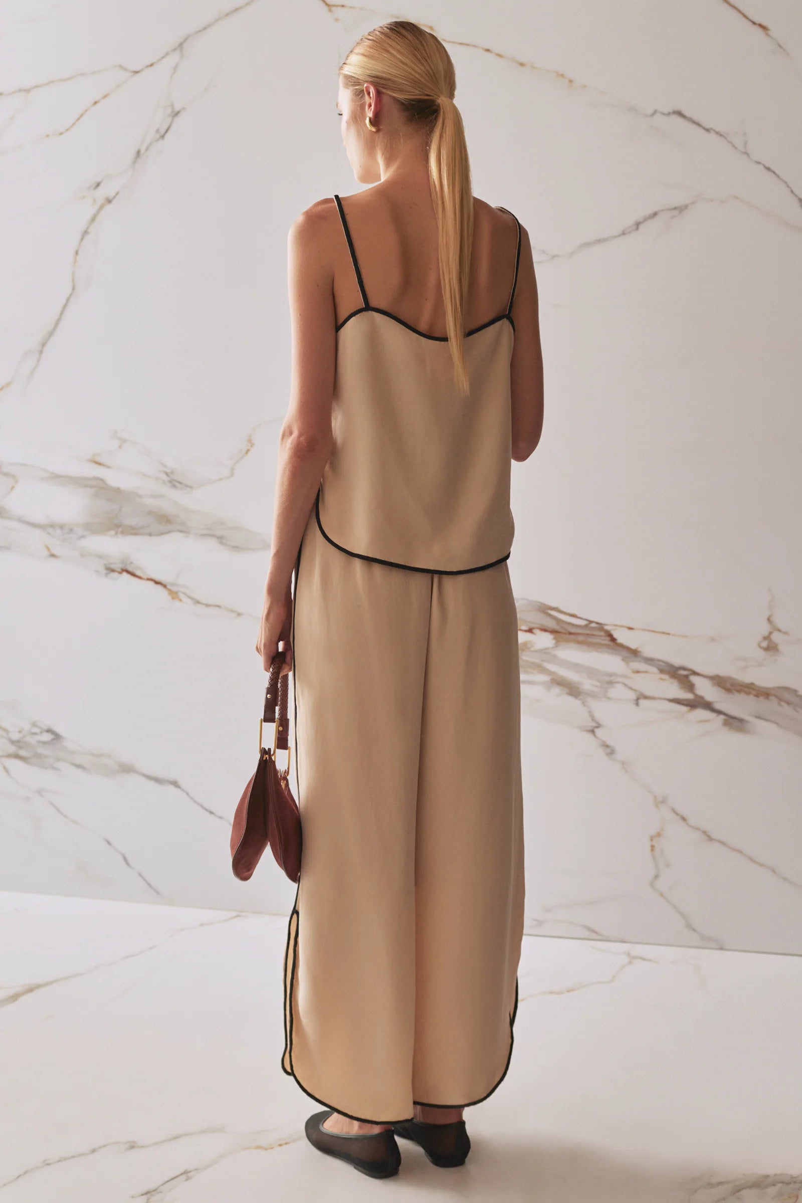 The Jalia top, fawn