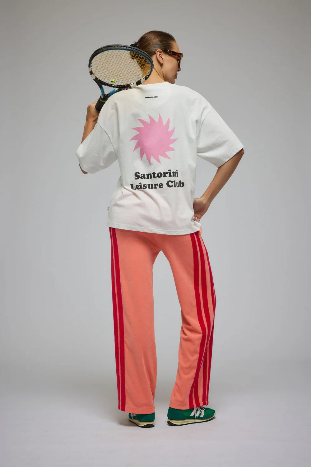 Santorini oversized tee, warm white