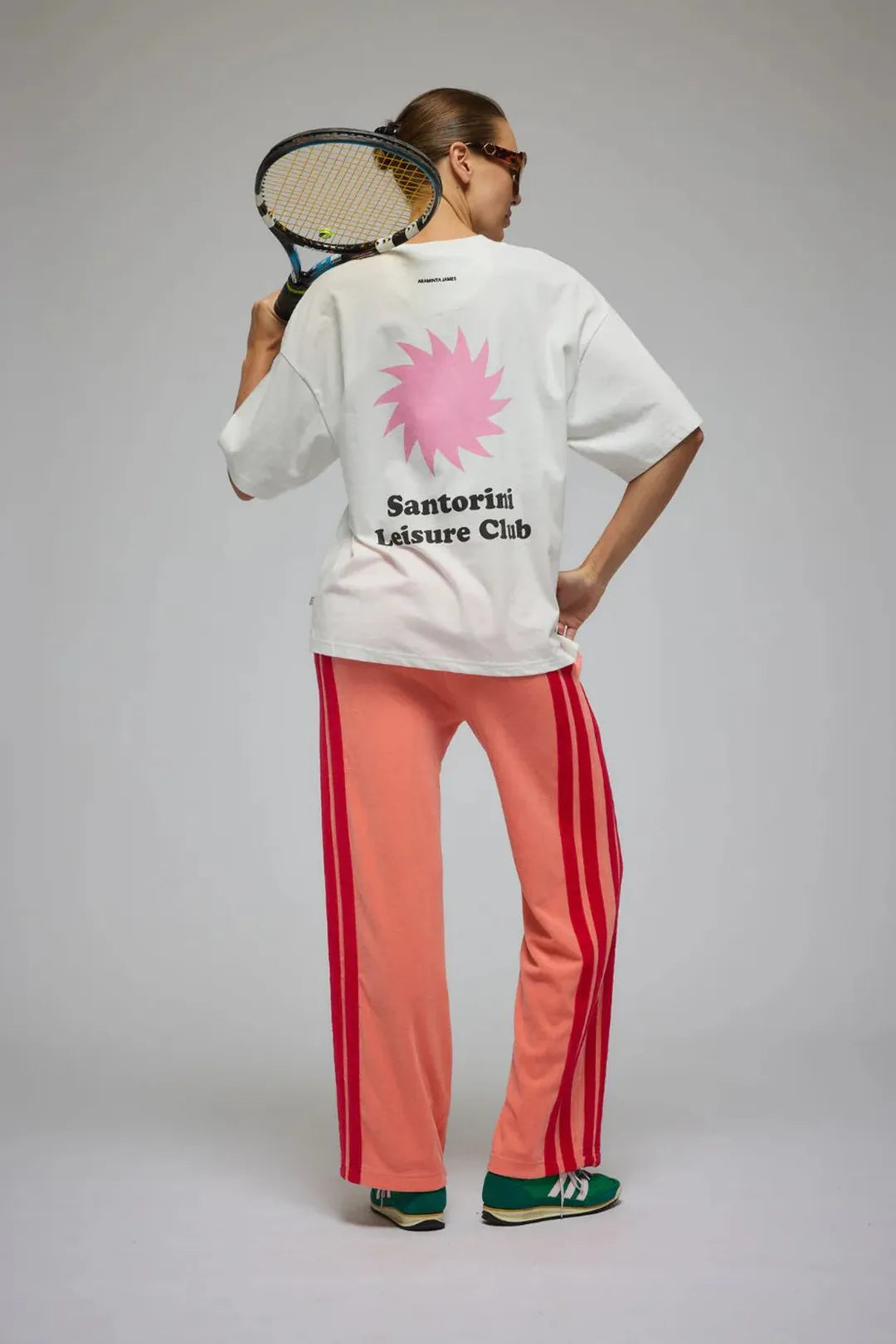 Santorini oversized tee, warm white