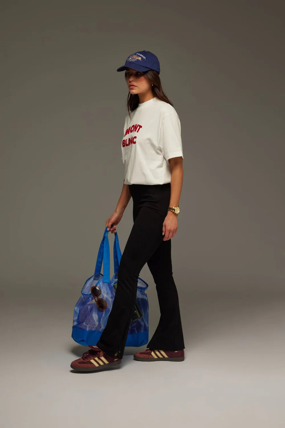 Pia snap pant, noir