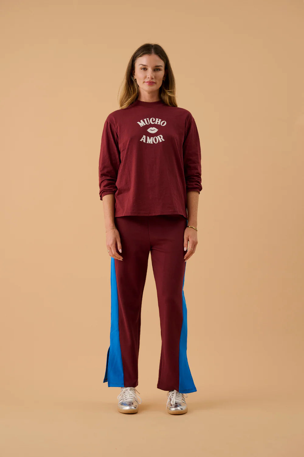 Saint Germain knit pant, chocolate truffle