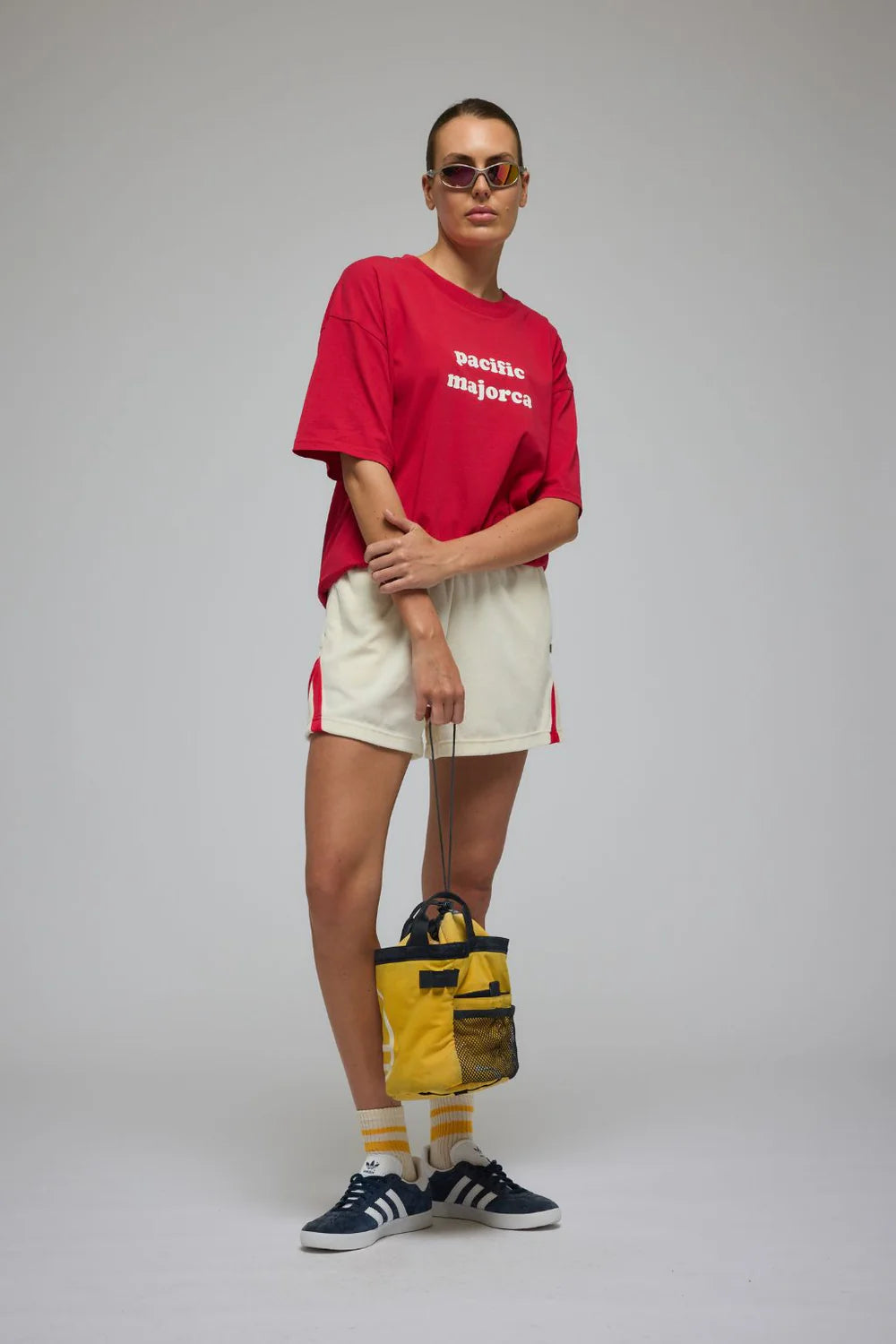 Pacific Majorca Oversized Tee, washed cherry pie