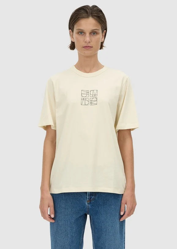 Criollo graphic tee, ecru