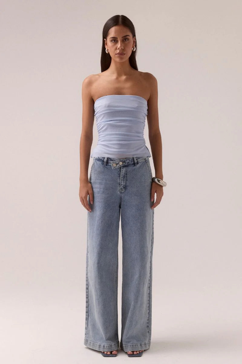 Myriad bodice, cool blue