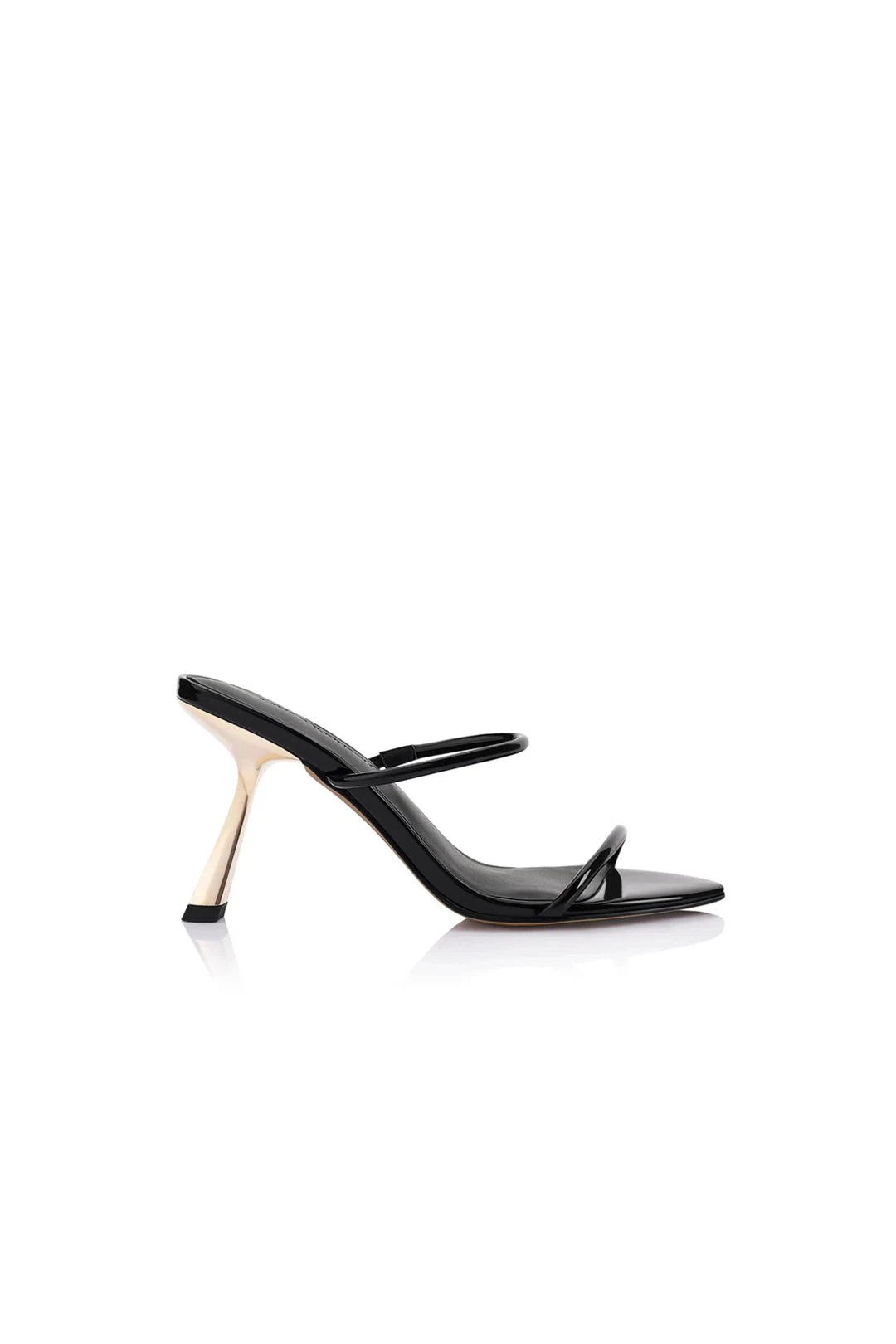 Marilyn Sandal Black Patent Leather