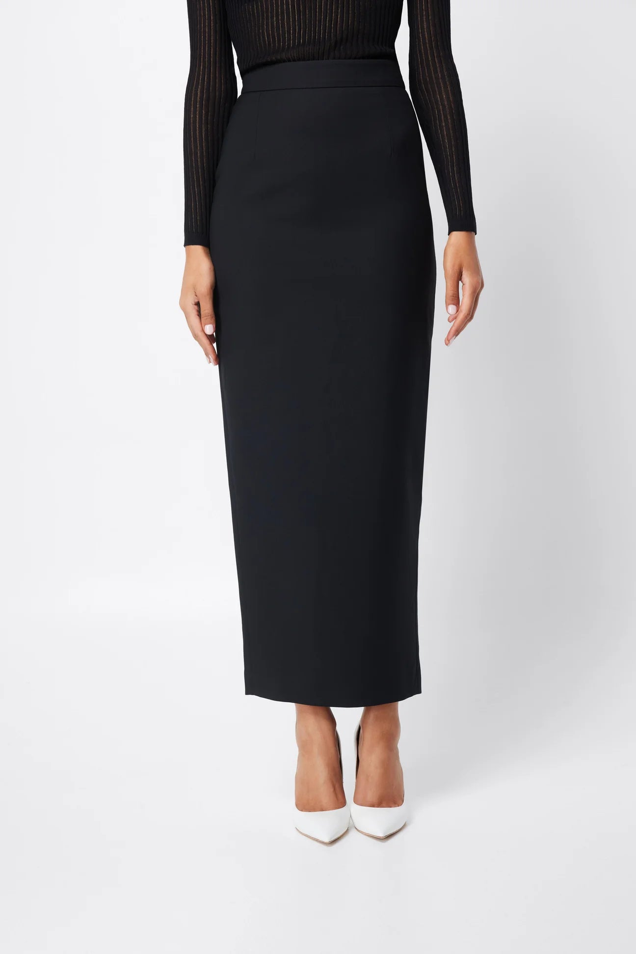 Notting Hill midi skirt, black