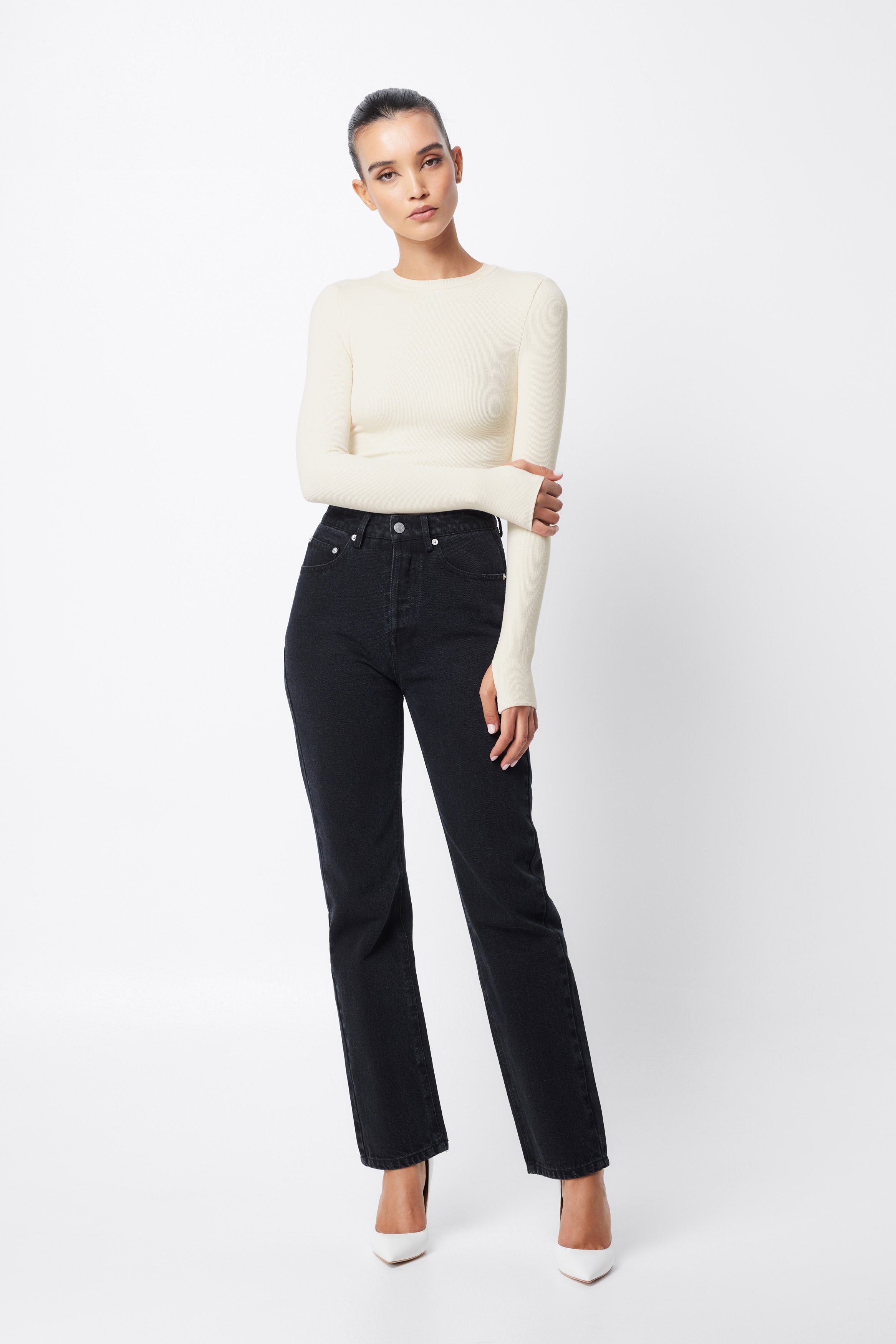 brooklyn top, natural