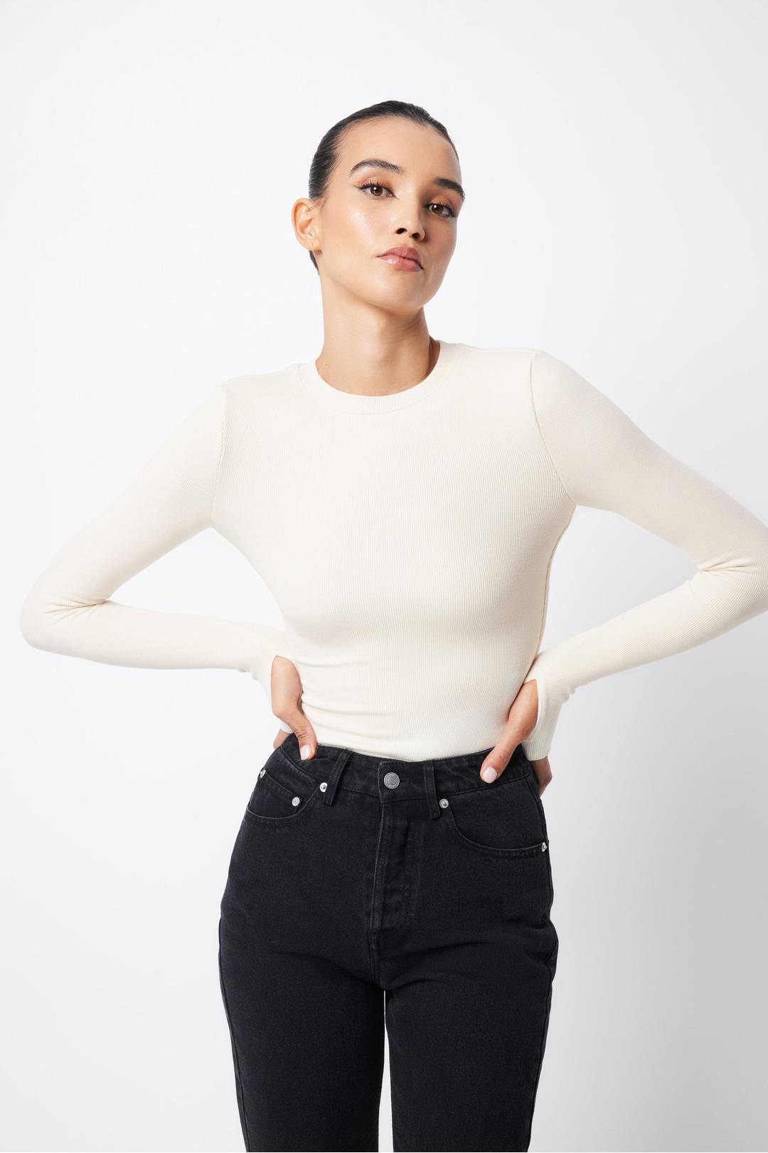 brooklyn top, natural