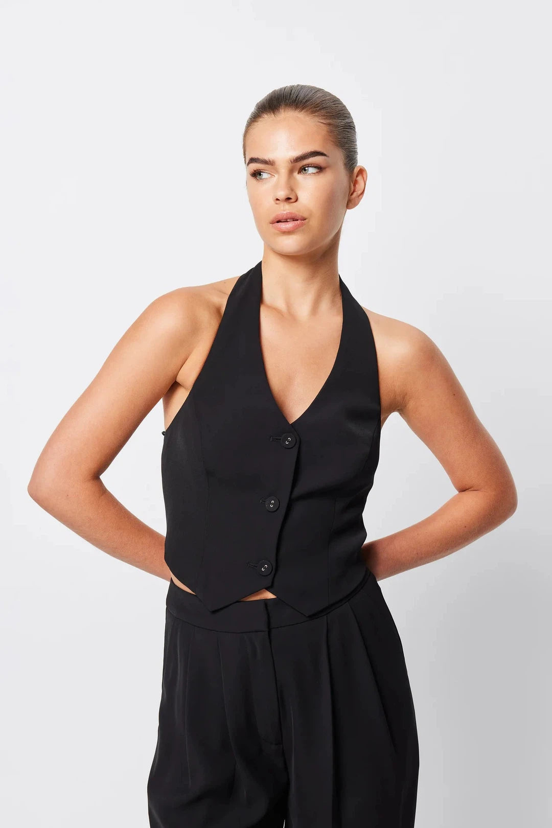 Saint tropez vest, black