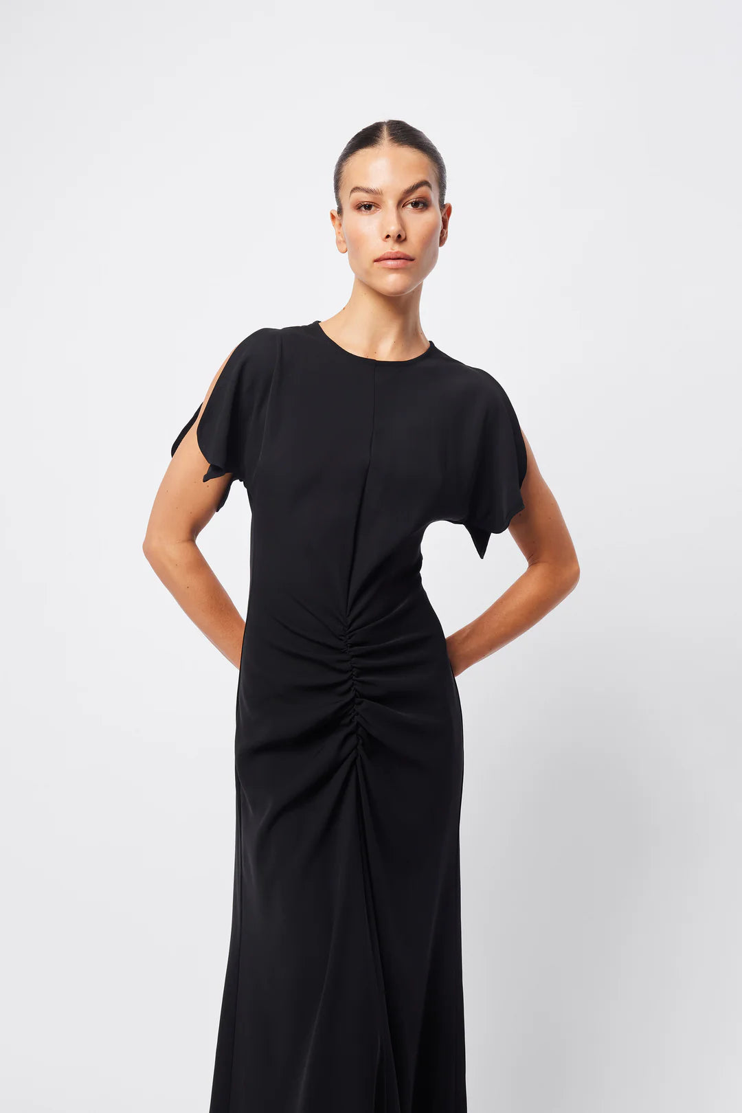 No remorse midi dress, black