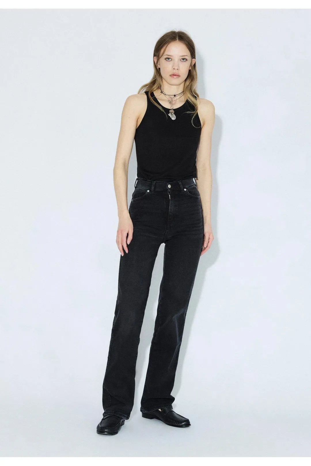 Moxy straight jeans, black mist