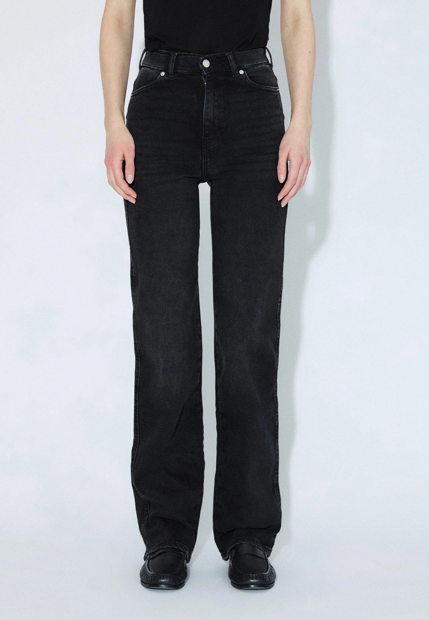 Moxy straight jeans, black mist