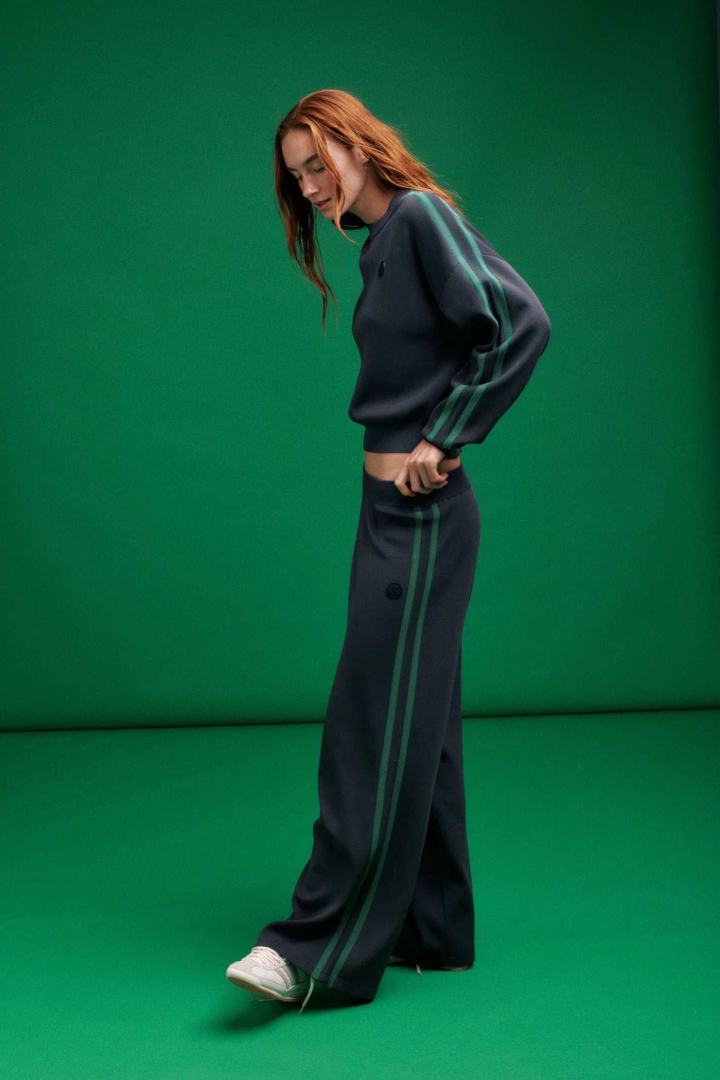 retreat knit pant, caviar