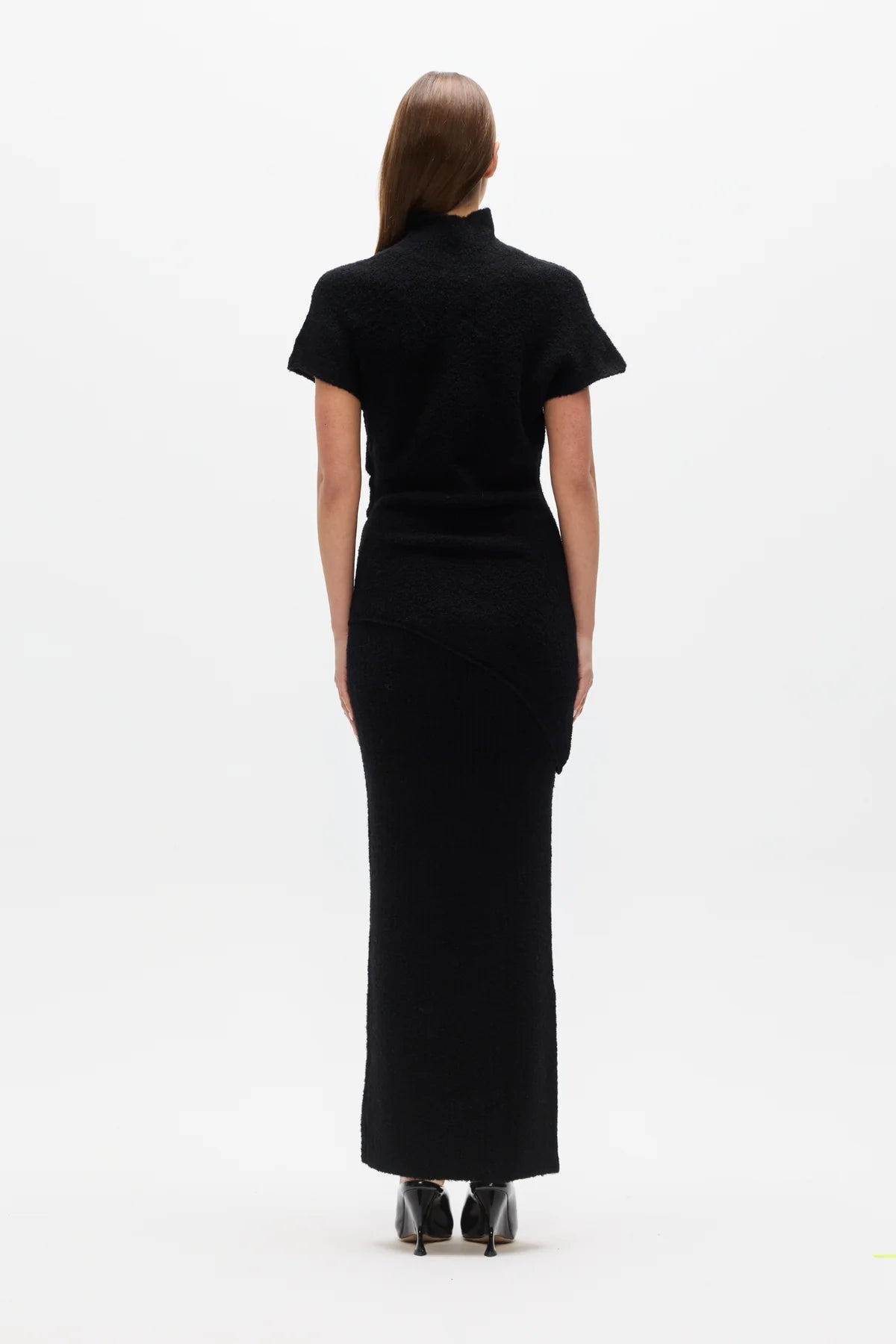 Evren knit top, black