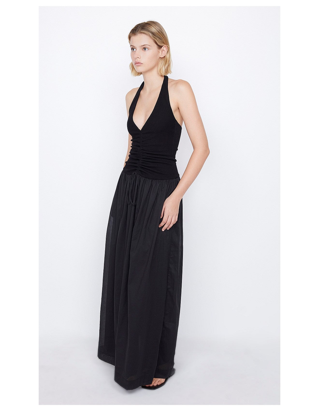 Leila halter dress, black