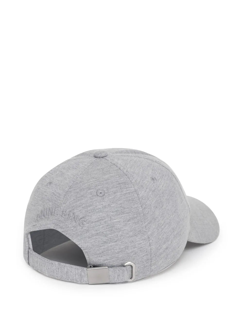 Jeremy baseball cap framed monogram, heather grey