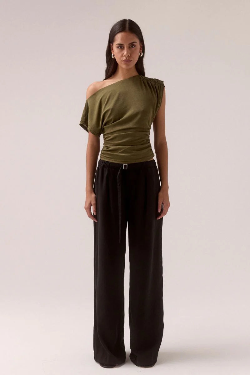 Rua top, olive