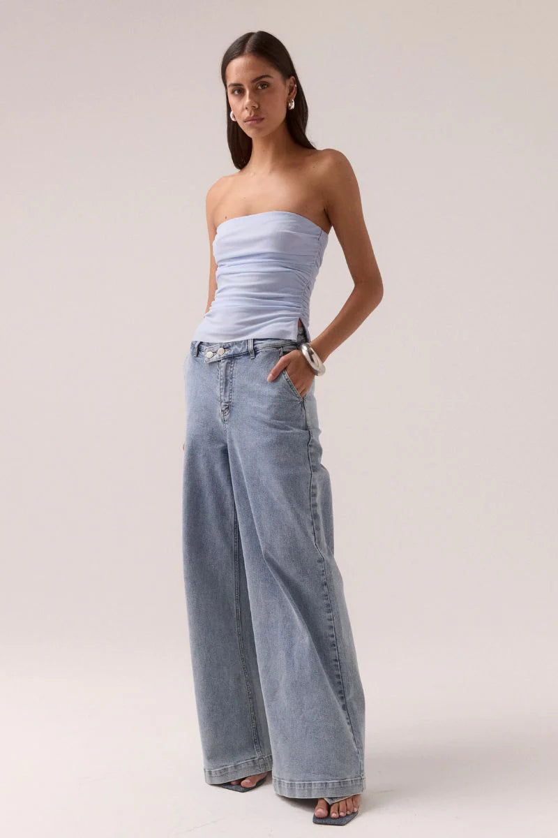 Myriad bodice, cool blue