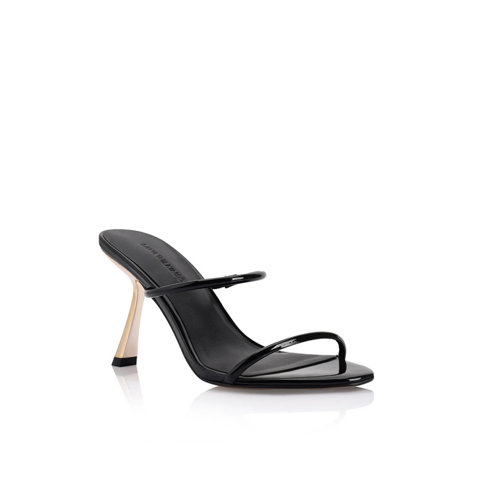 Marilyn Sandal Black Patent Leather