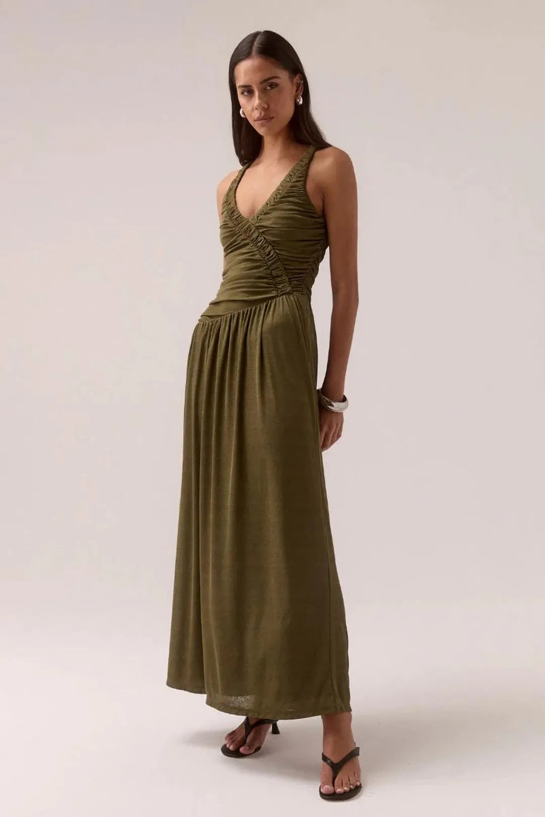 Rua dress, olive
