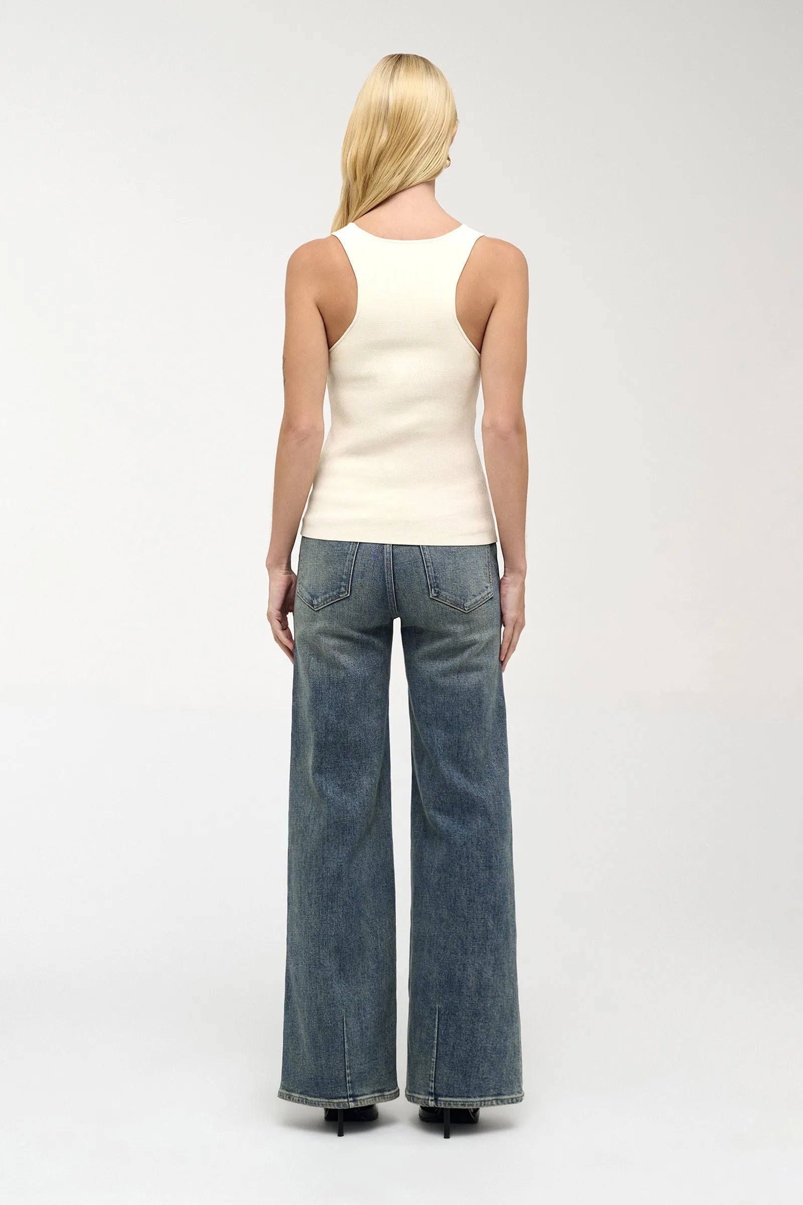 Suki knit tank, cream