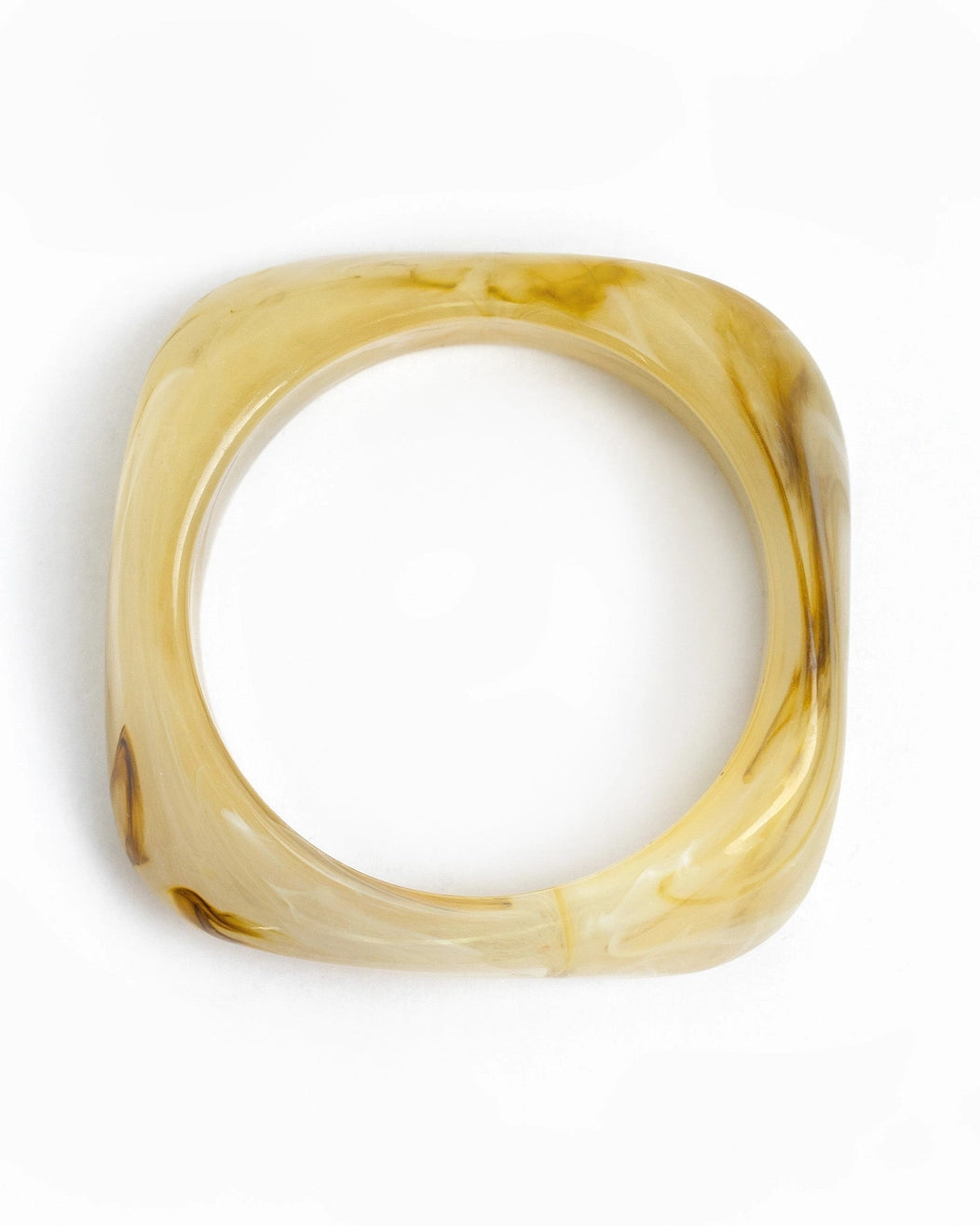 Ivory marble bangle