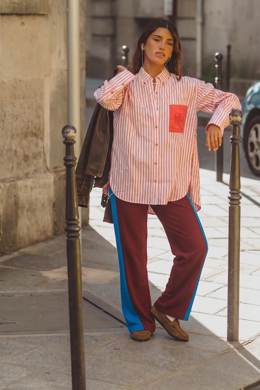 Saint Germain knit pant, chocolate truffle